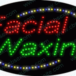Facial Waxing LED Neon Sign