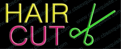 Hair Cut, Logo Neon Sign