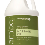 Amber Massage Oil Green Tea Mint - Gallon