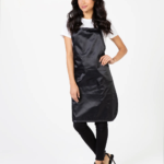 Betty Dain Satin Stylist Apron - Black - Style 943