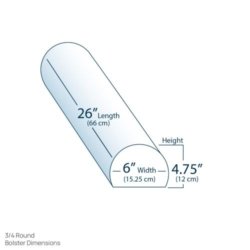 Earthlite 3/4 Round Massage Bolster 4 Earthlite 34 Round Massage Bolster 2