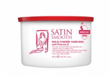 Satin Smooth Wild Cherry Hard Wax With Vitamin E 14oz