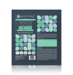 Martinni 4 in 1 Ageless Defense Mask - (6 piece pk-Individual Foiled Mask) 1 Martinni 4 in 1 Ageless Defense Mask