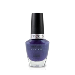 Cuccio Colour Purple Rain In Spain Cuccio Colour Nail Polish is formulated with Triple Pigmentation Technology Our Lacquers offer rich color coverage and can be used for both manicures and pedicures Our formulation is designed to work specifically with our Nail Solution Treatments to combat any natural nail concerns you have and for a high shine and durable manicure Cuccio Colour is not only a Cruelty Free brand, we’re FREE of over 20 of the most questionable ingredients still used in the market Including, but not limited to: Formaldehyde, Tosylamide/Formaldehyde Resin, Toluene, DBP, Camphor, Xylene, Ethyl Tosylamide, Parabens, Fragrance, Triplehenyl Phosphate, Wheat derived ingredients (Gluten Free) Sulfates, MIT, MEHQ/HQ, BPA (Bisphenol A), Phthalates (different than DBP), Colophonium, Organic Halides (AOX), Parabens, Glycol Ether or Ethylene Oxide, Nonylphenol Ethoxylate, Acetone and Lead Our nail polishes are proudly Made in the USA and while the majority of our Cuccio Colour products are free of animal byproducts, we are not considered vegan as there are a few colors in the line that may contain ingredients of animal origin; such as carmine