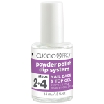 Cuccio Pro Powder Polish Dip System Step 2 + 4 _ Nail Base & Top Gel .5 oz