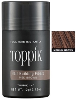 Toppik Hair Building Fibers - Medium Brown .42 oz