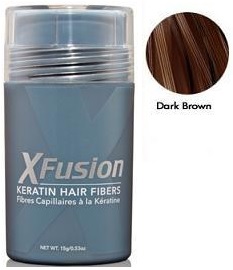 XFusion Keratin Hair Fibers - Dark Brown .53 oz