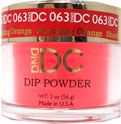 DND - DC Dip Powder - Shocking Orange 2oz - #063