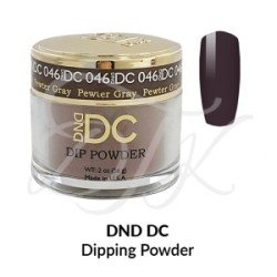 DND DC Dip Powder 046 PEWTER GRAY