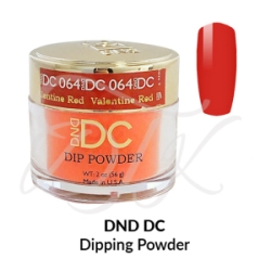 DND DC Dip Powder 064 VALENTINE RED