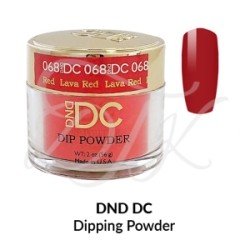 DND DC Dip Powder 068 LAVA RED