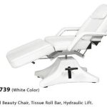 Hydraulic Facial Bed - White