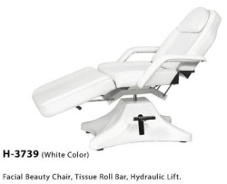 Hydraulic Facial Bed - White