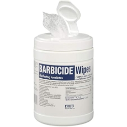 BARBICIDE DISINFECTING WIPES - HOSPITAL-GRADE EPA APPROVED BROAD-SPECTRUM DISINFECTANT WIPES / 160 COUNT
