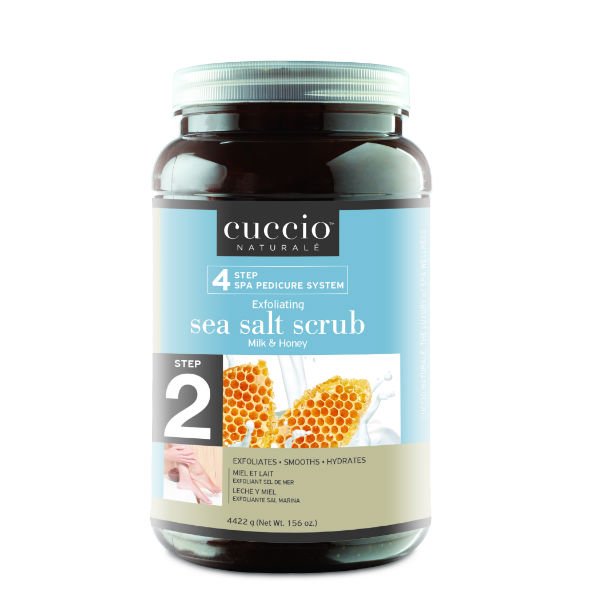 Cuccio Sea Salt Scrub Gallon (Step 2) Gallon CBS Beauty Supply