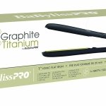 BabylissPRO 1" Flat Iron Graphite Titanium Ionic BGT182NUC