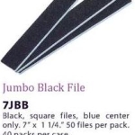 Jumbo Black Cushioned File - 50 Pieces Per Pack (28 Packs Per Case)