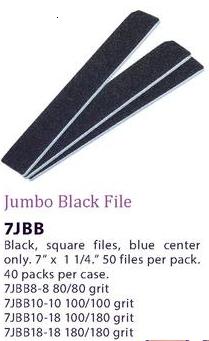 Jumbo Black Cushioned File - 50 Pieces Per Pack (28 Packs Per Case)
