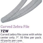 Zebra Bannana Cushioned File – 50 Pieces Per Pack (40 Packs Per Case)