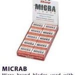 Micrab Replacement Blades For Pedicure Credo – 100 in Pack (24 Packs in Case)