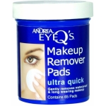 Andrea Eye Q's Eye Make-Up Remover Pads Ultra Quick (65 Pack)