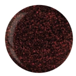 CUCCIO Powder Polish Dip System – Black W Red Glitter #5611