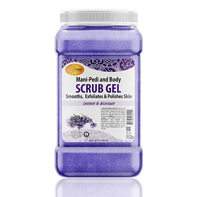 Spa Redi Lavender & Wildflower Scrub Gel Gallon CBS Beauty Supply