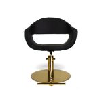 MILLA STYLING CHAIR (Black) WITH A59 GOLD PUMP