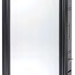 Pibbs Classic Mirror -Black Frame w Server Black 8827-SER02