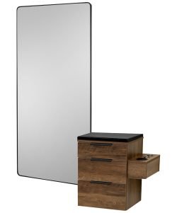 PIBBS PB6004 MILANO STYLING STATION & MIRROR - 33MIR