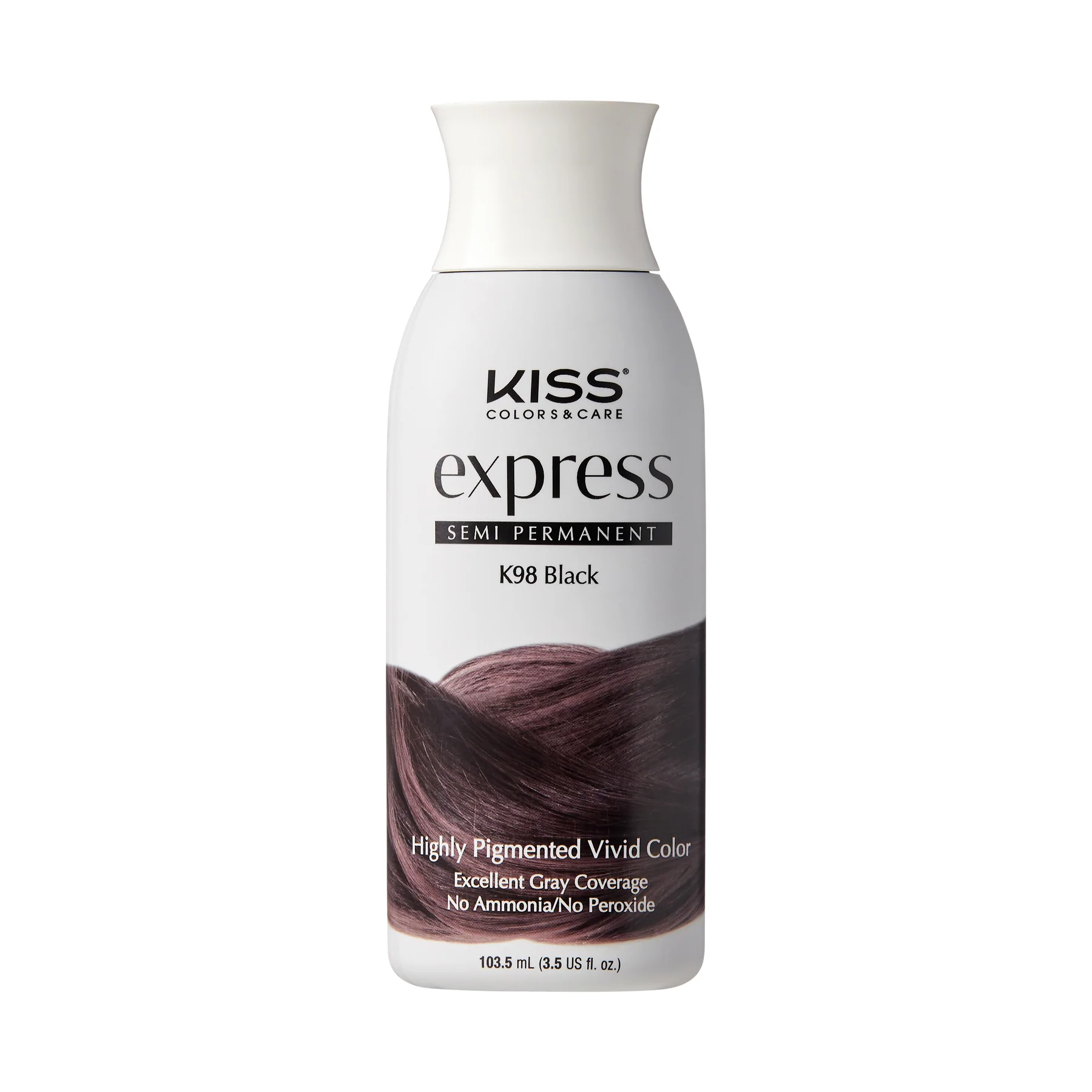 KISS EXPRESS SEMI-PERMANENT HAIR COLOR - BLACK K98