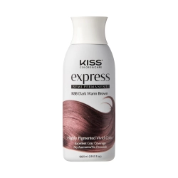 KISS EXPRESS SEMI-PERMANENT HAIR COLOR - DARK WARM BROWN K88