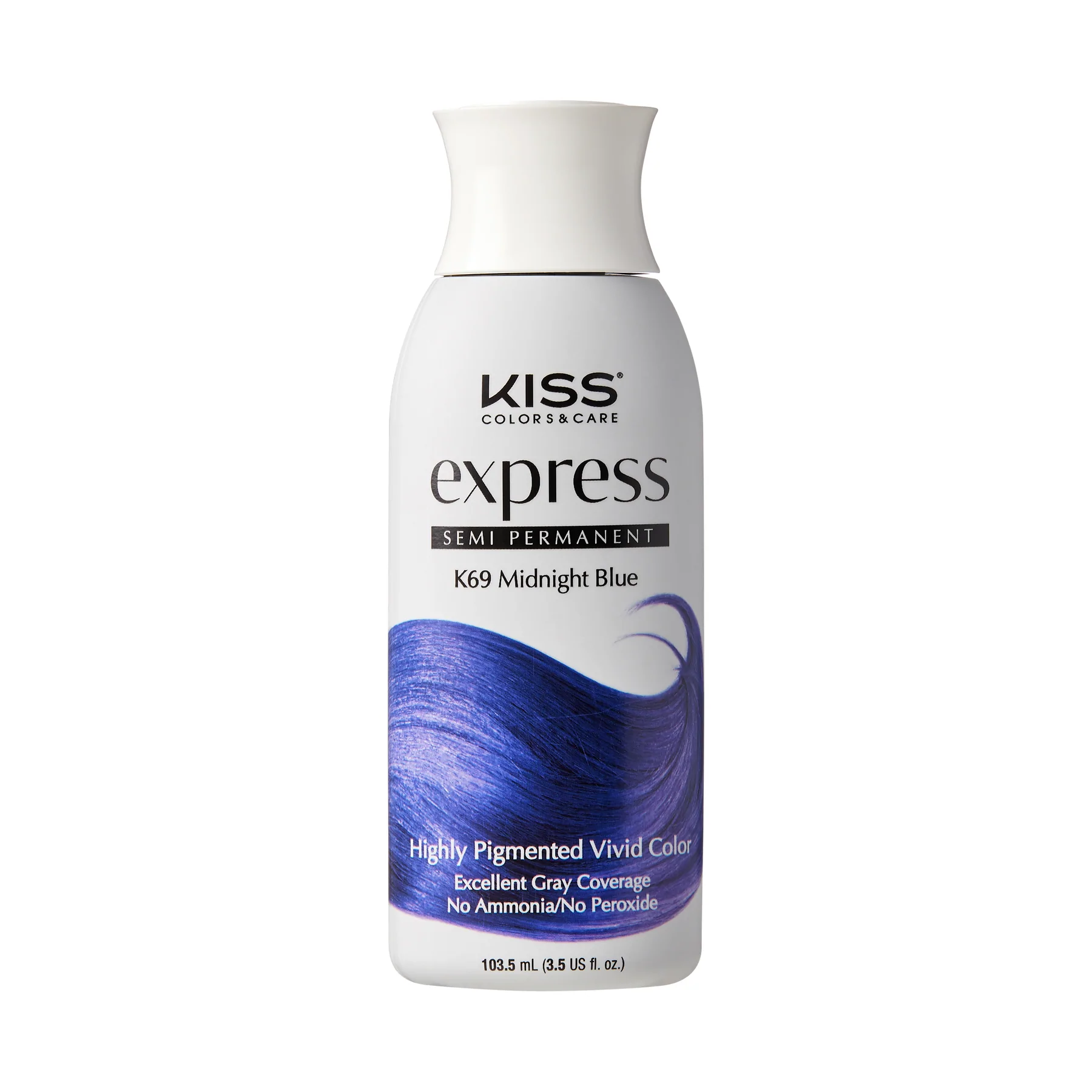 KISS EXPRESS SEMI-PERMANENT HAIR COLOR – MIDNIGHT BLUE K69