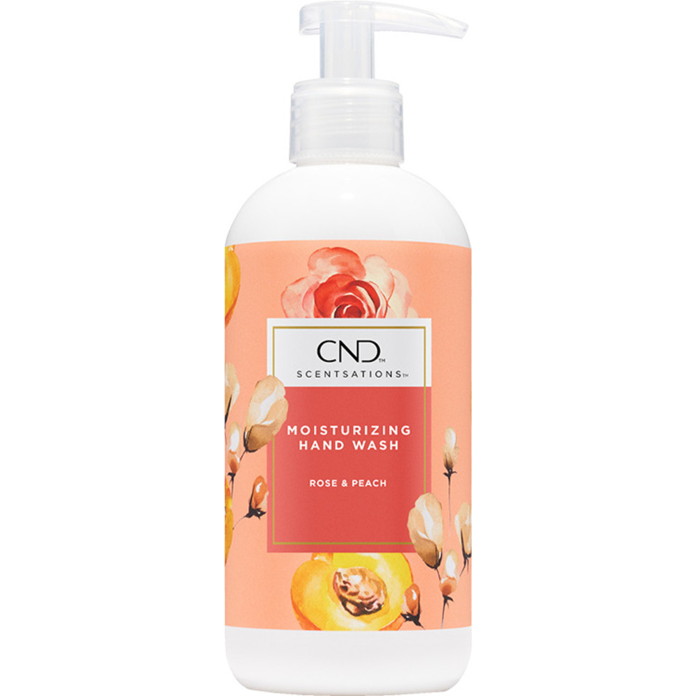 CND Scentsations Moisture Hand Wash – Peach & Rose 13.2oz