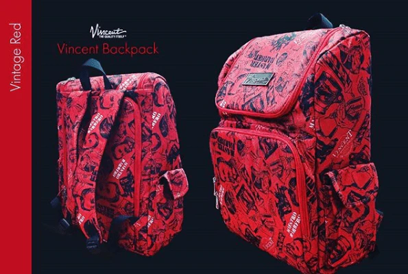 Vincent Backpack – Vintage Red #VT10301 7