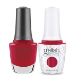 Gelish & Morgan Taylor – Hot Rod Red 861