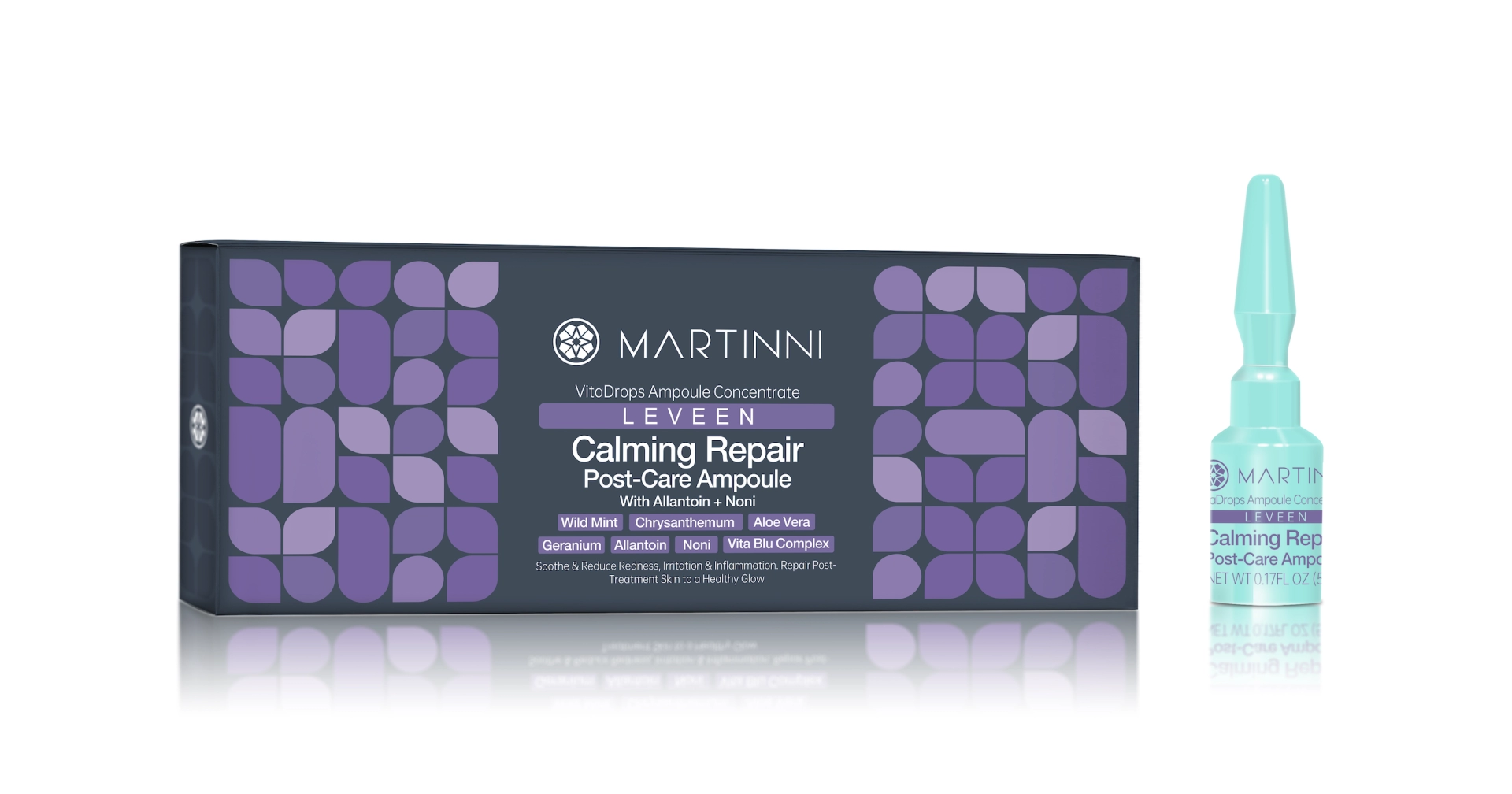 Martinni Calming Repair Post-Care Aftercare Ampoule (10 Pack)
