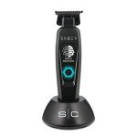 Style Craft Saber Professional Full Metal Body Digital Brushless Motor Cordless Hair Trimmer Black SC403B