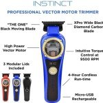 StyleCraft Instinct professional Vector Motor Cordless Trimmer With Torque Control SC407M