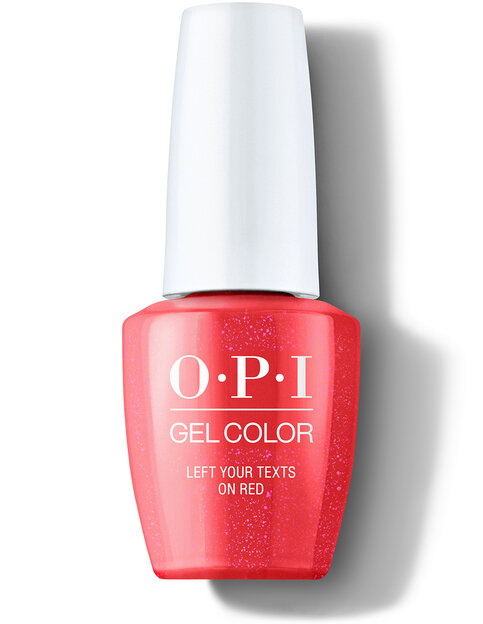 OPI GelColor – Left Your Texts on Red GCS010