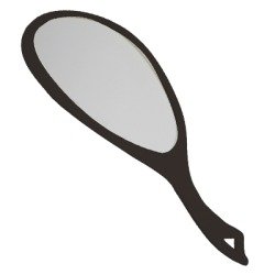 Soft 'n Style Professional Hand Mirror 7703-BK