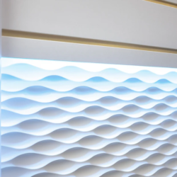 NAPA RECEPTION TABLE W/ LED (WHITE/GOLD) 4 NAPA RECEPTION TABLE W LED