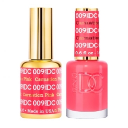 DND DC Gel Polish & Matching Lacquer - Carnation Pink #009