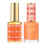 DND DC Gel Polish & Matching Lacquer - Dutch Orange #010