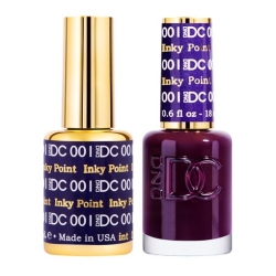 DND DC Gel Polish & Matching Lacquer - Inky Point #001