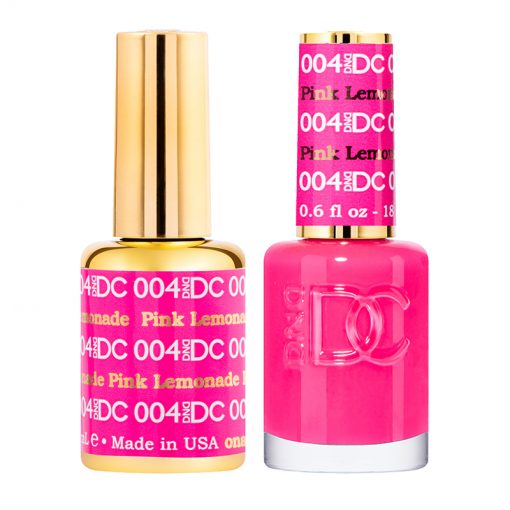 DND DC Gel Polish & Matching Lacquer - Pink Lemonade #004