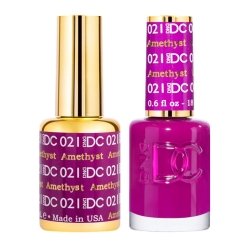 DND DC Gel Polish & Matching Lacquer – Amethyst #021