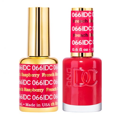 DND DC Gel Polish & Matching Lacquer – French Raspberry #066