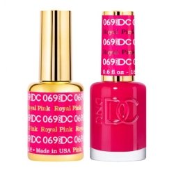 DND DC Gel Polish & Matching Lacquer – Royal Pink #069