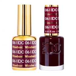 DND DC Gel Polish & Matching Lacquer – Wineberry #061